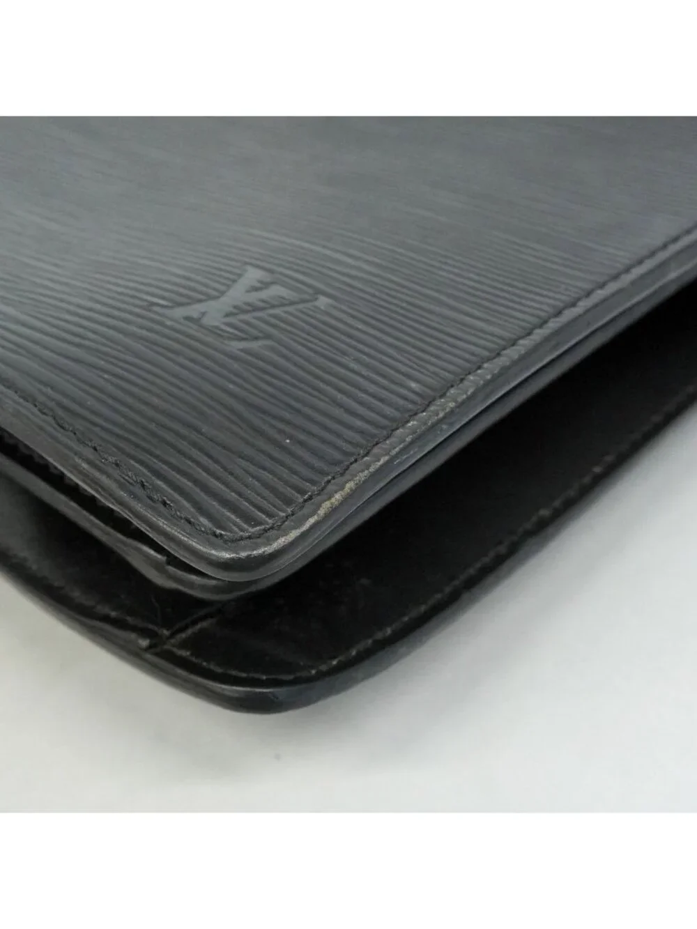 Louis Vuitton Business Bag Epi Serviette Fermoir Noir